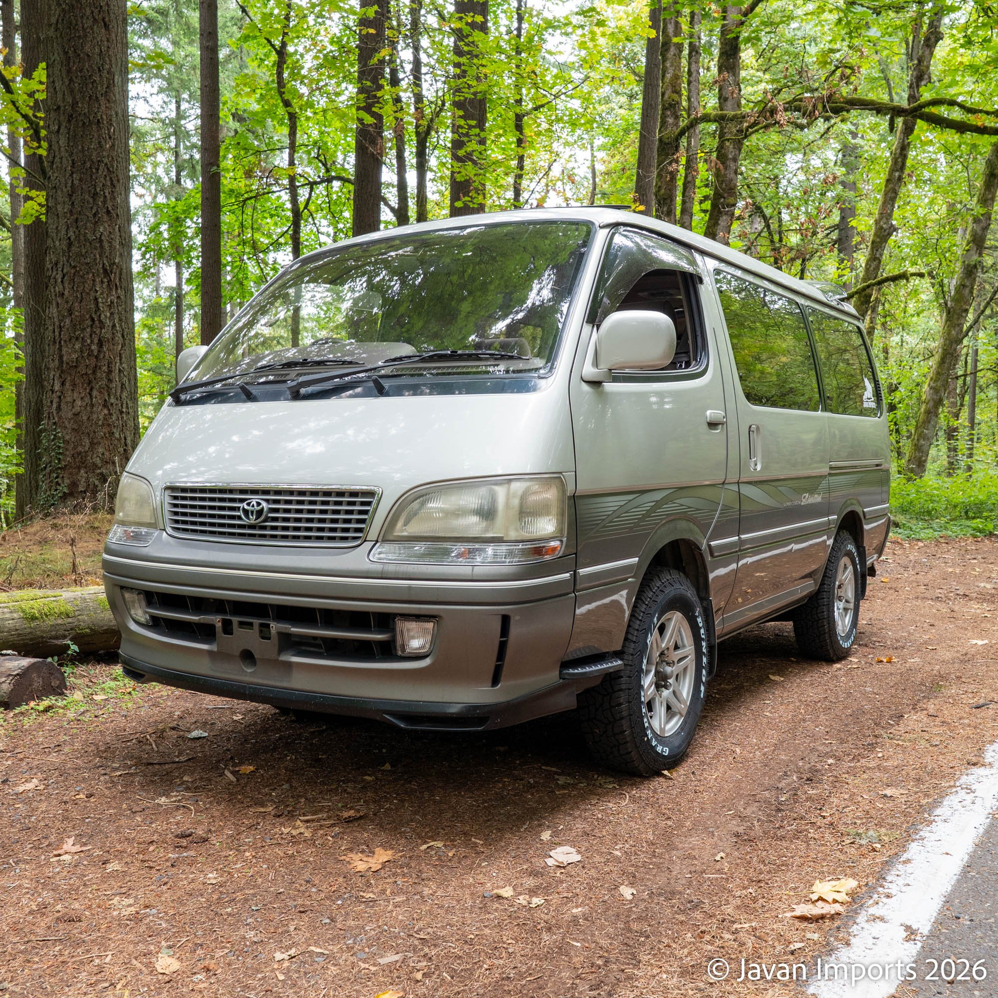 1997 Toyota HiAce Super Custom Limited Triple Moonroof 4WD for sale at Javan Imports, Portland