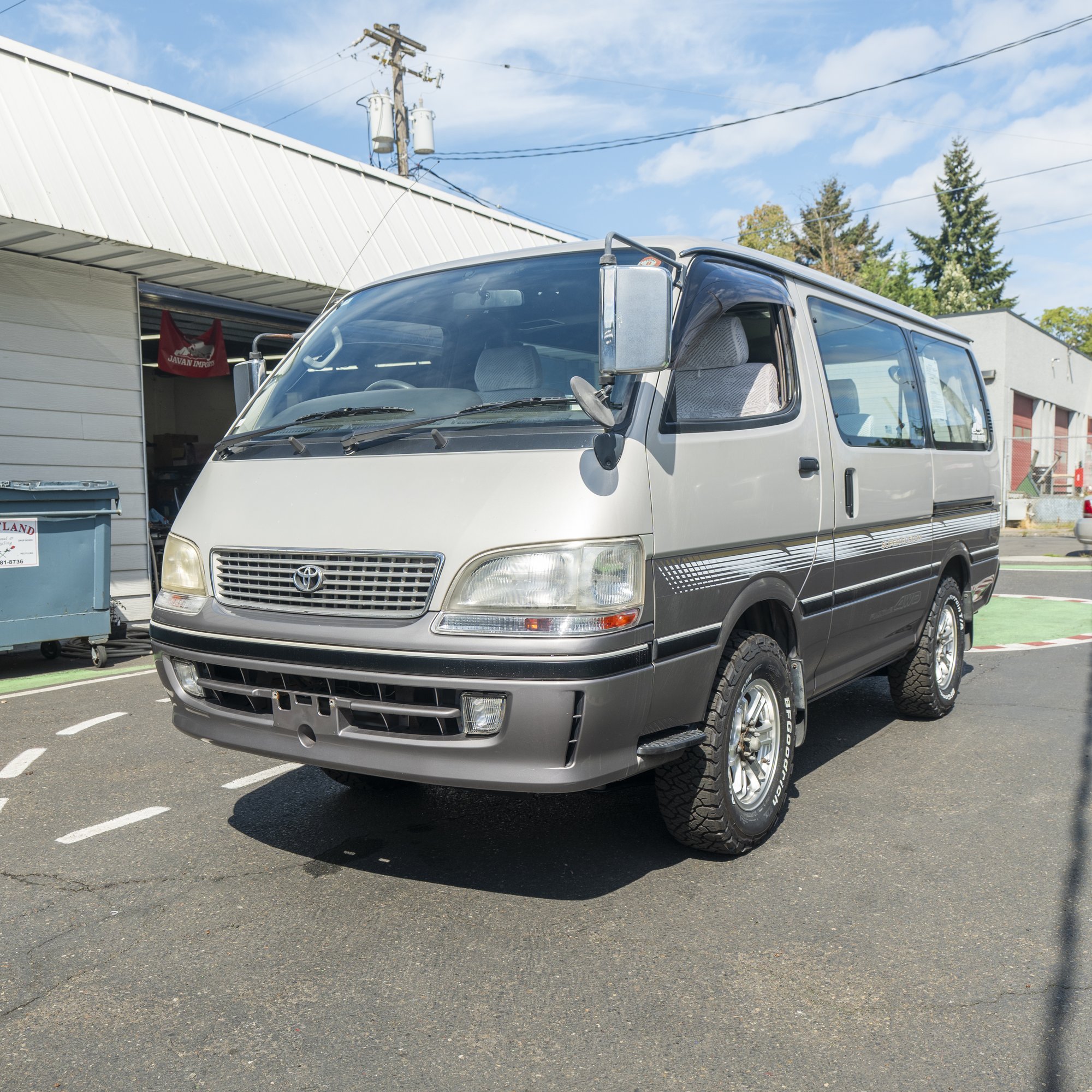 1996 Toyota HiAce Super Custom G 4WD for sale at Javan Imports, Portland