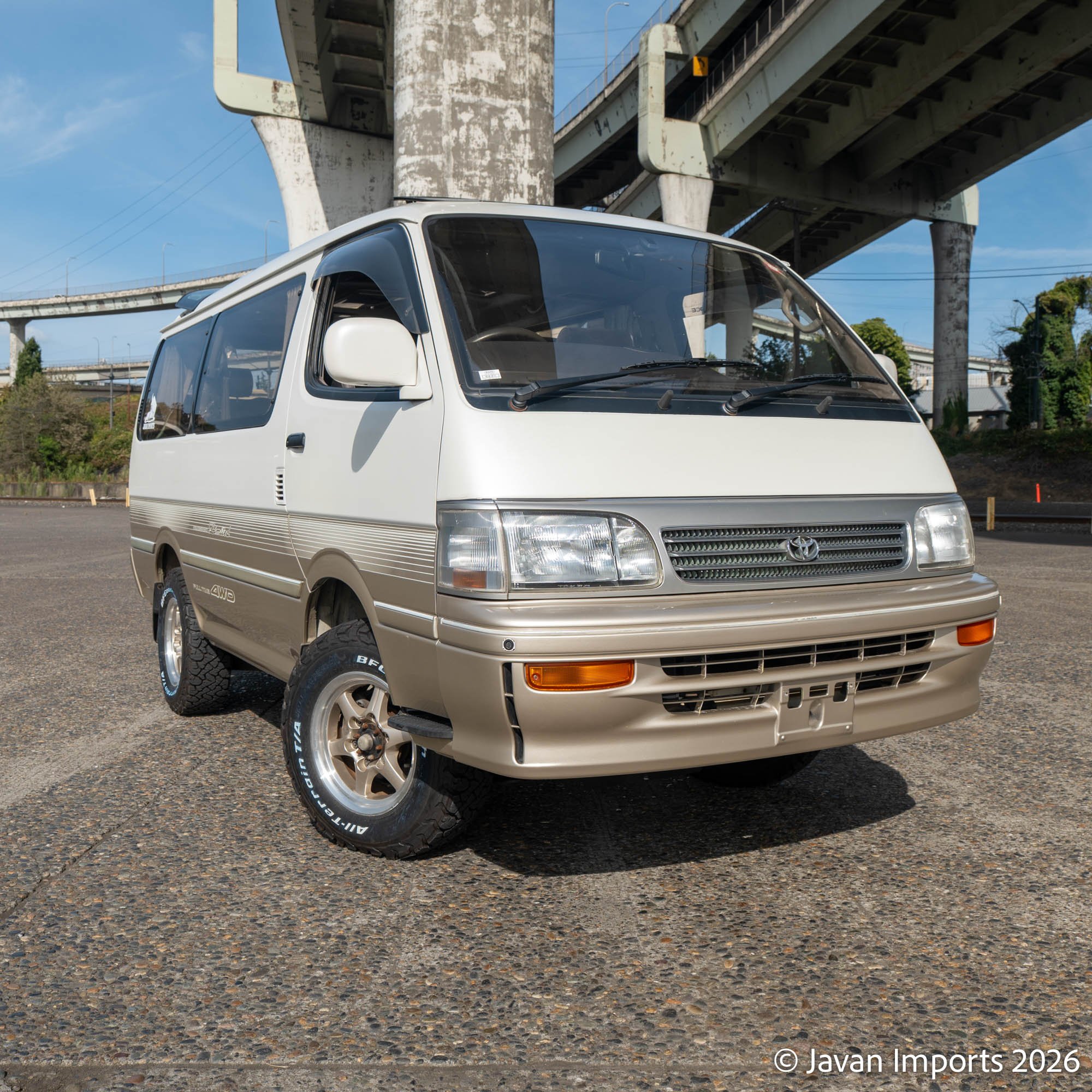 1993 Toyota HiAce Super Custom Limited Triple Moonroof 4WD for sale at Javan Imports, Portland